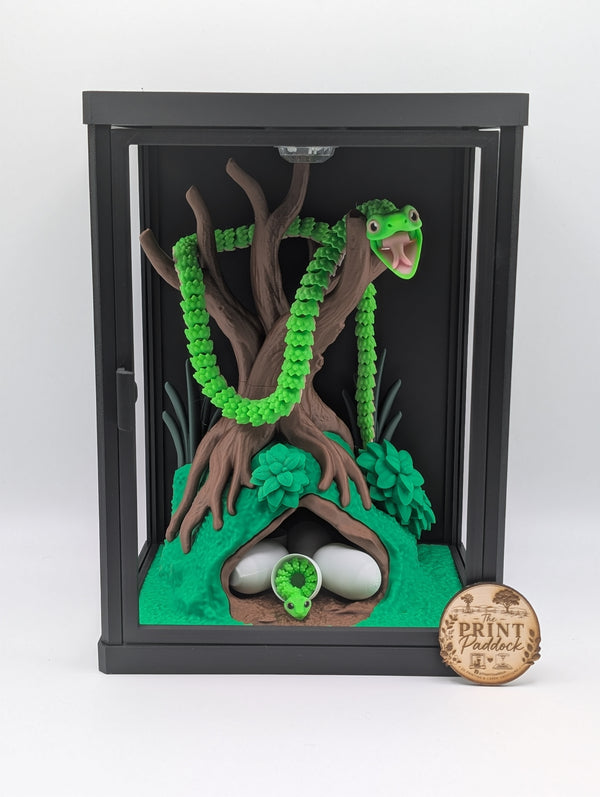🐍✨ Green Tree Snake Enclosure ✨🐍