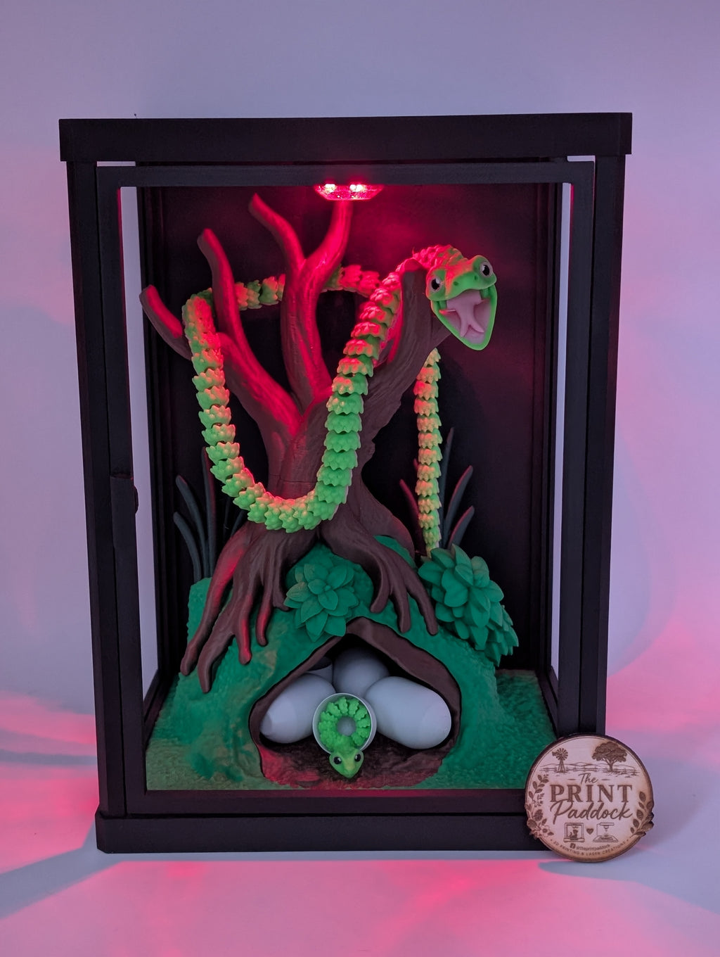 🐍✨ Green Tree Snake Enclosure ✨🐍