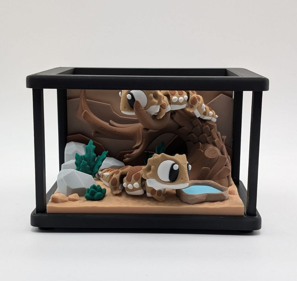 🦎🌿 Mini Bearded Dragon Playset 🌿🦎