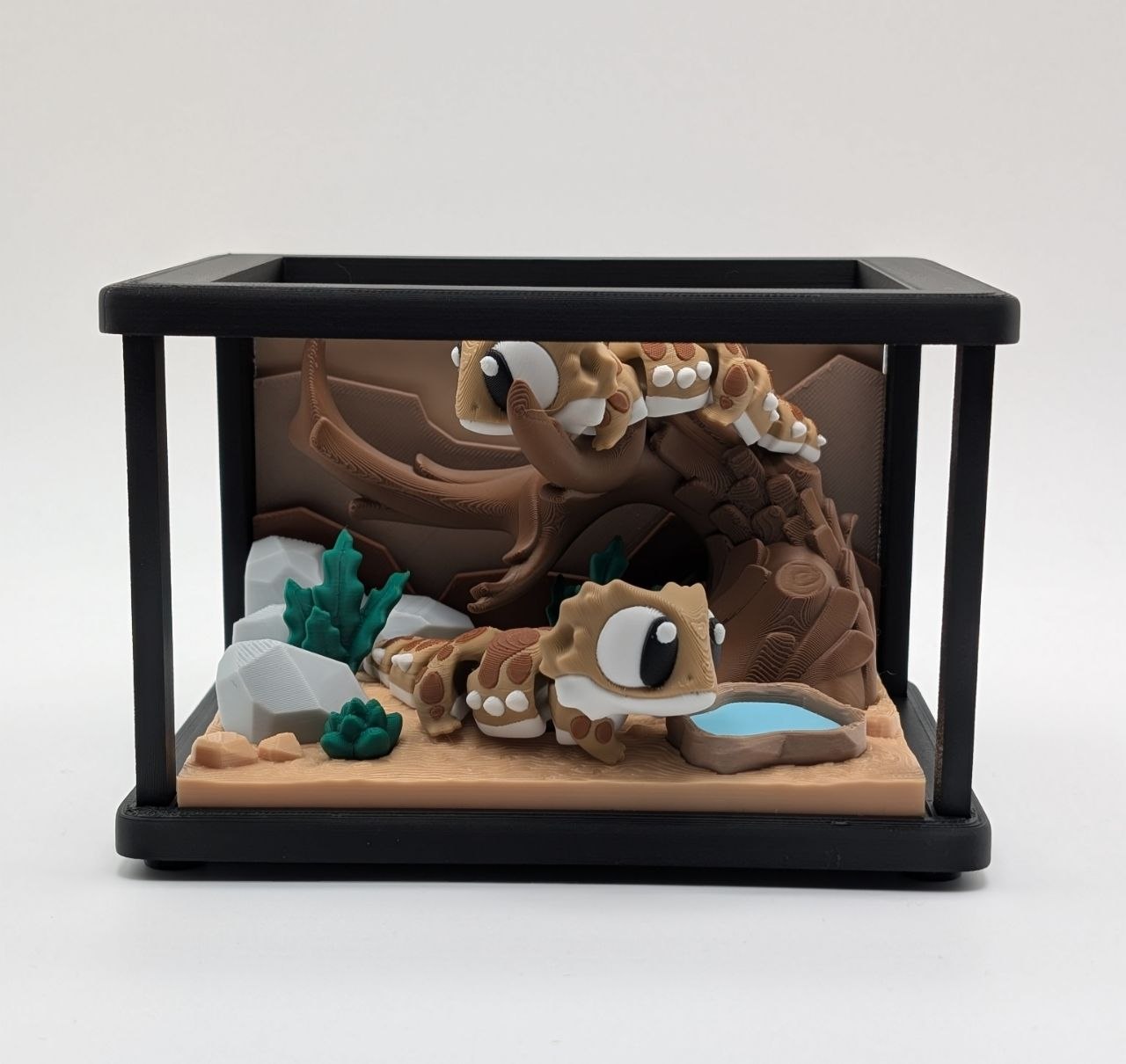 🦎🌿 Mini Bearded Dragon Playset 🌿🦎
