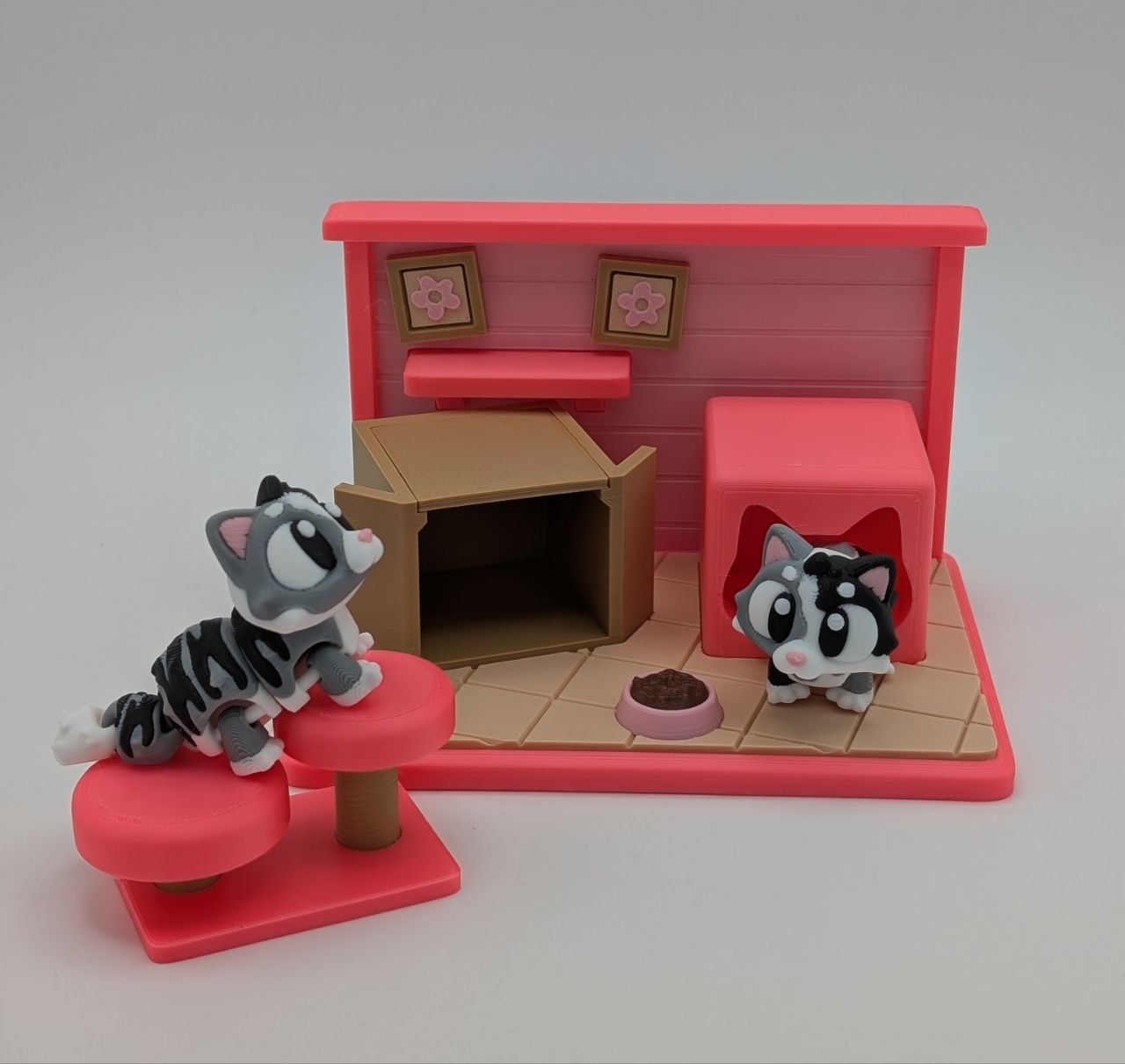 🐱🐾 Mini Cat Playset 🐾🐱