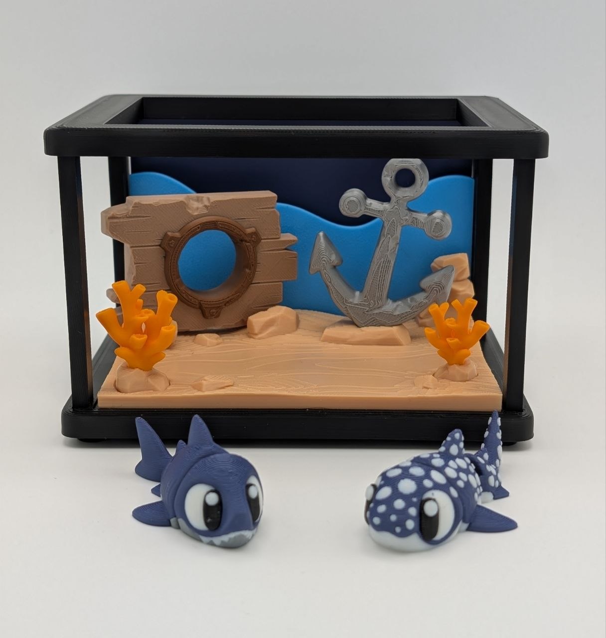 🦈🌊 Mini Shark Playset 🌊🦈