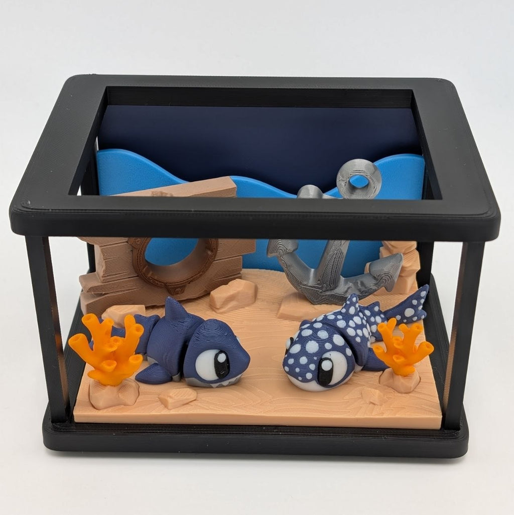 🦈🌊 Mini Shark Playset 🌊🦈