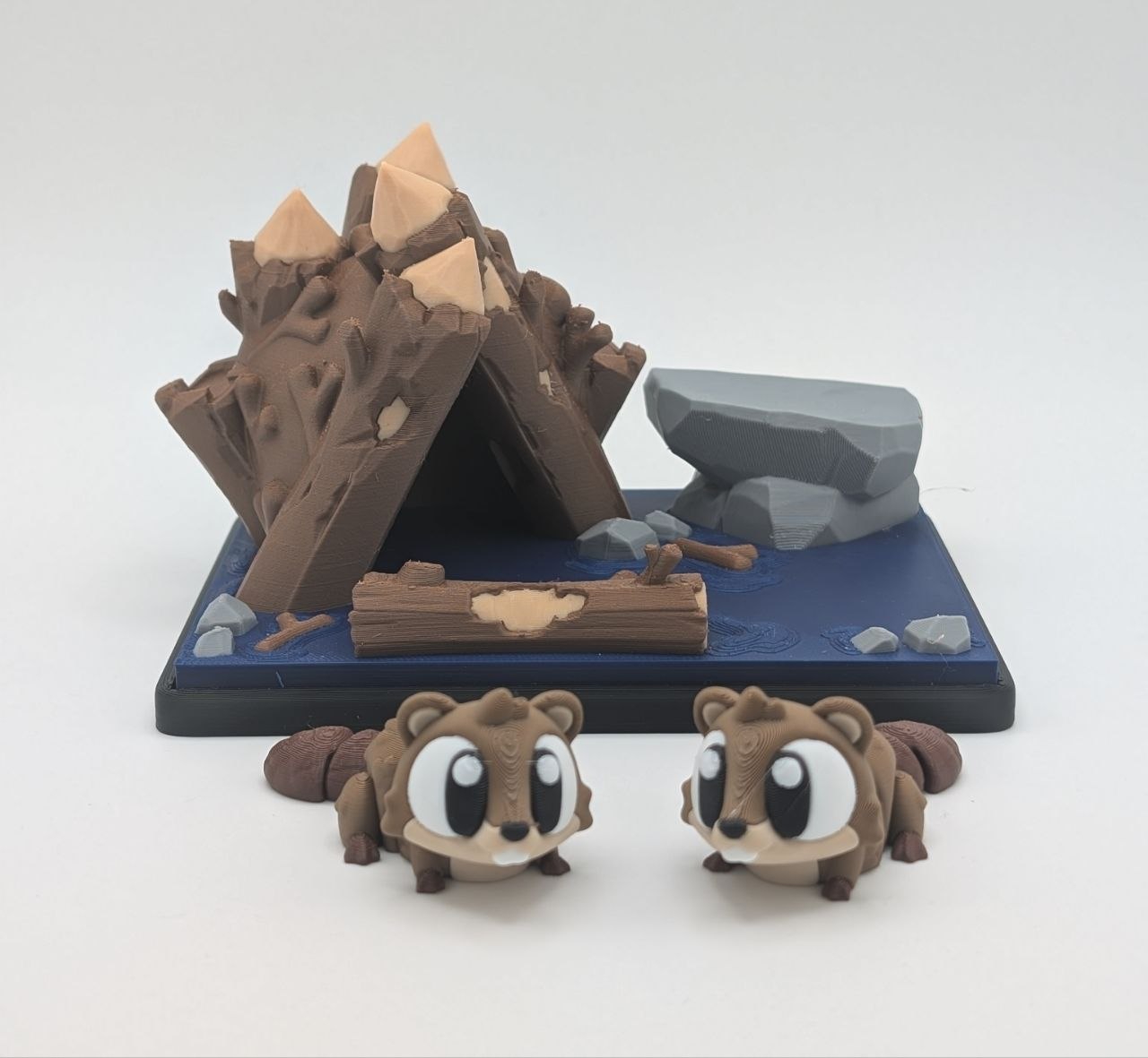 🦫🌲 Mini Beaver Playset 🌲🦫
