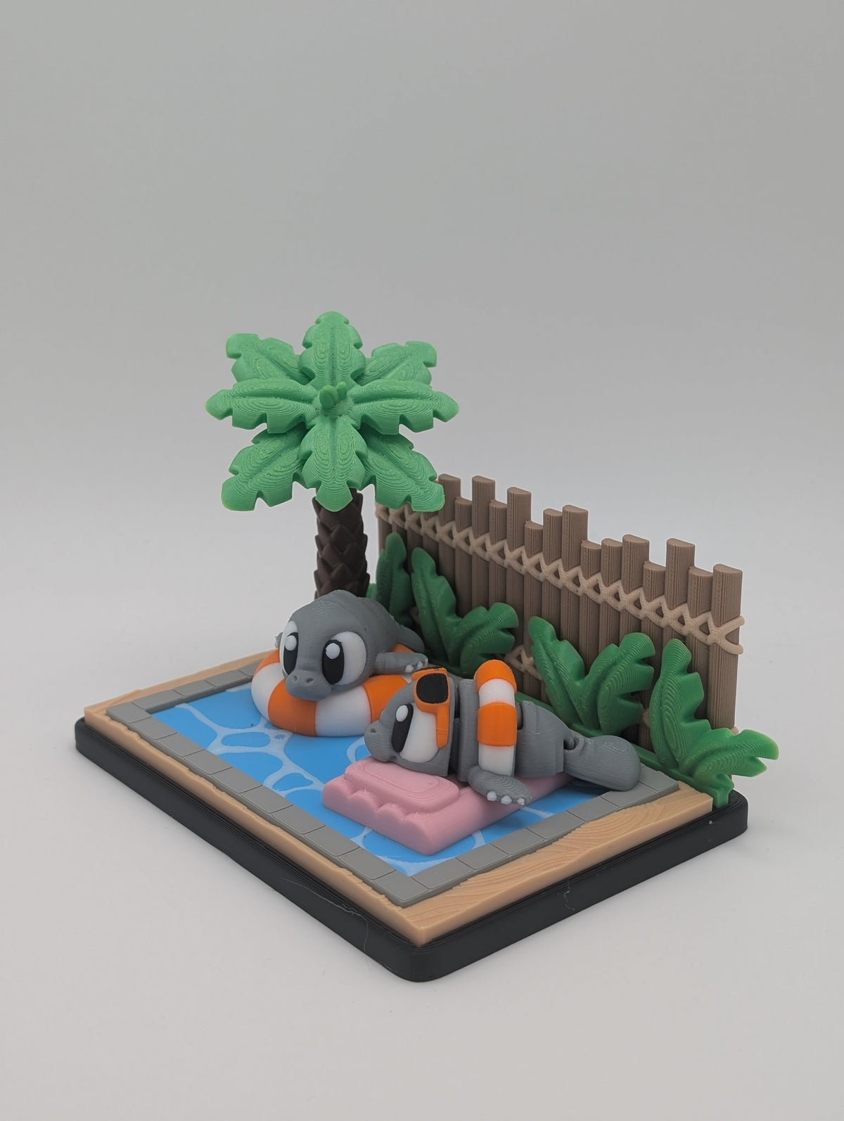 🌴🩶 Manatee Pool Party Play Set 🩶🌴
