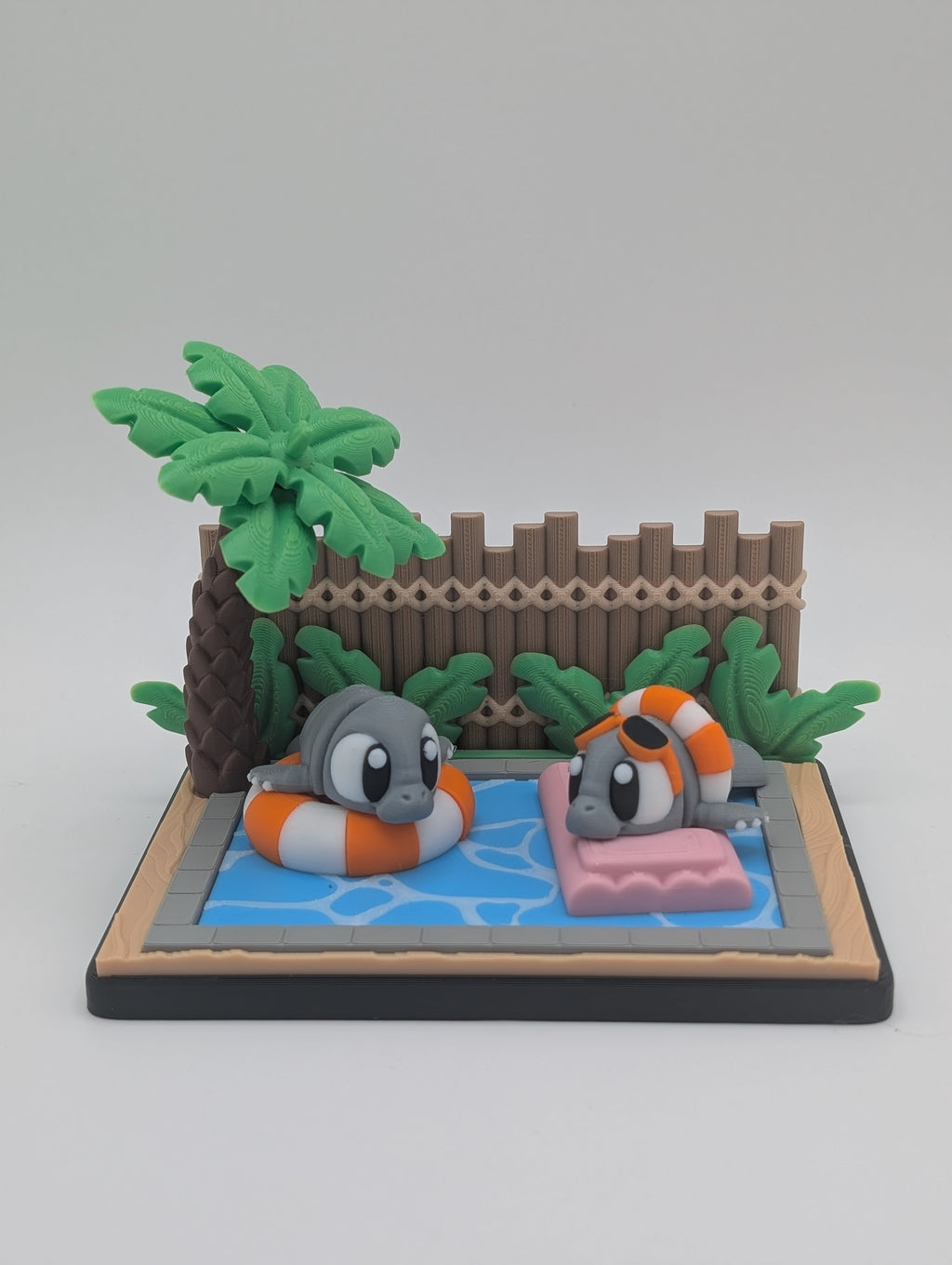 🌴🩶 Manatee Pool Party Play Set 🩶🌴