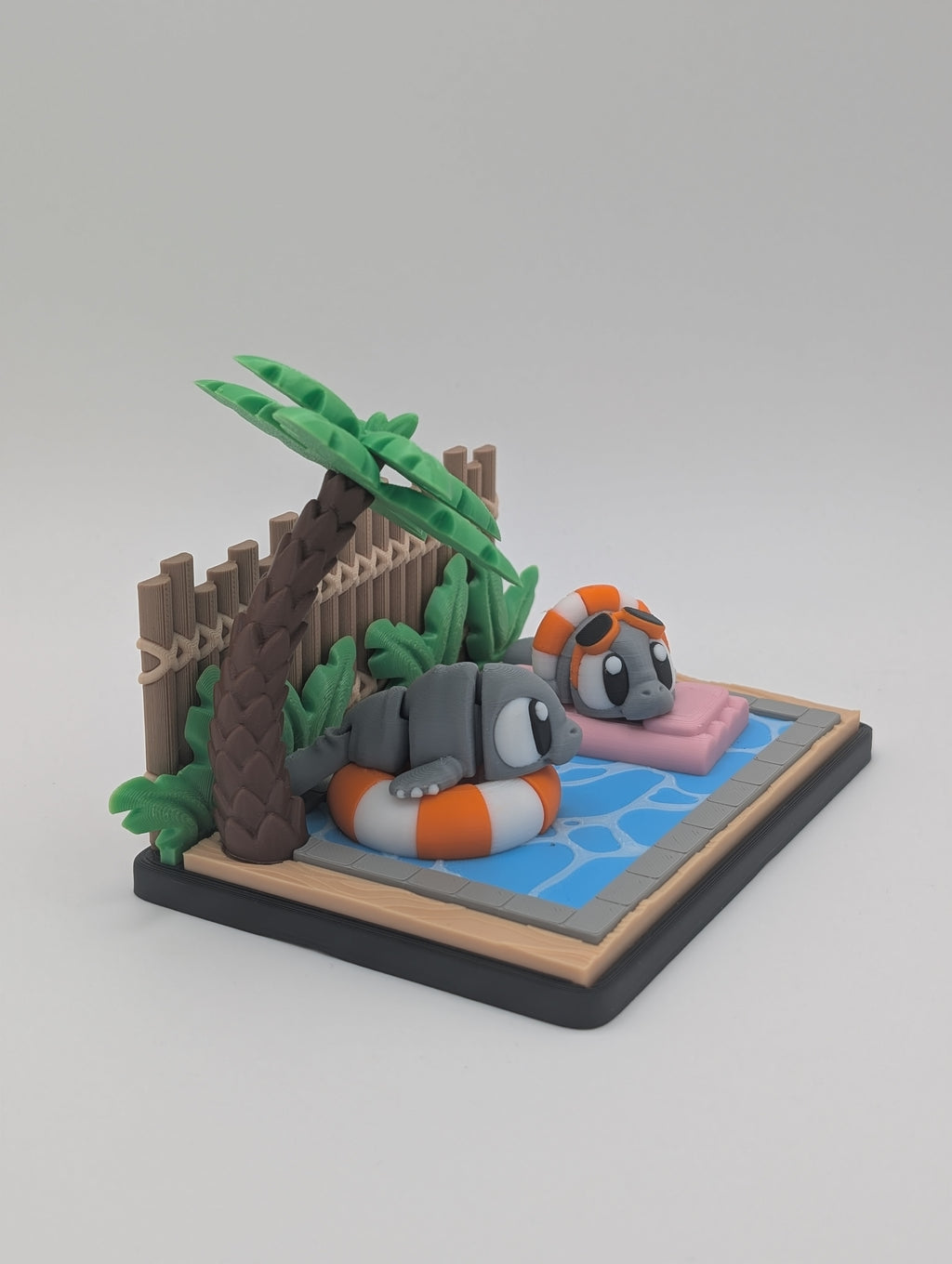 🌴🩶 Manatee Pool Party Play Set 🩶🌴