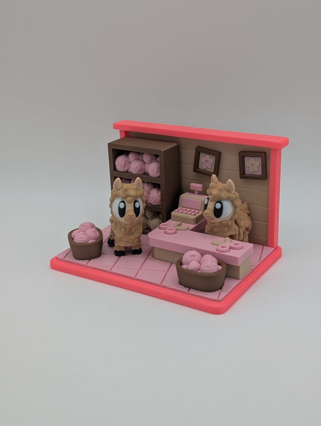 🦙🧶 Mini Alpaca Yarn Shop Playset 🧶🦙