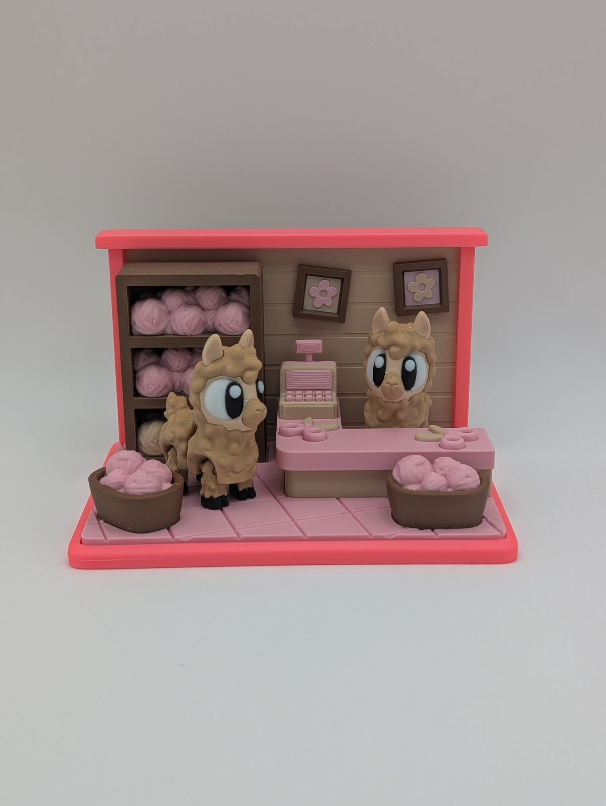 🦙🧶 Mini Alpaca Yarn Shop Playset 🧶🦙
